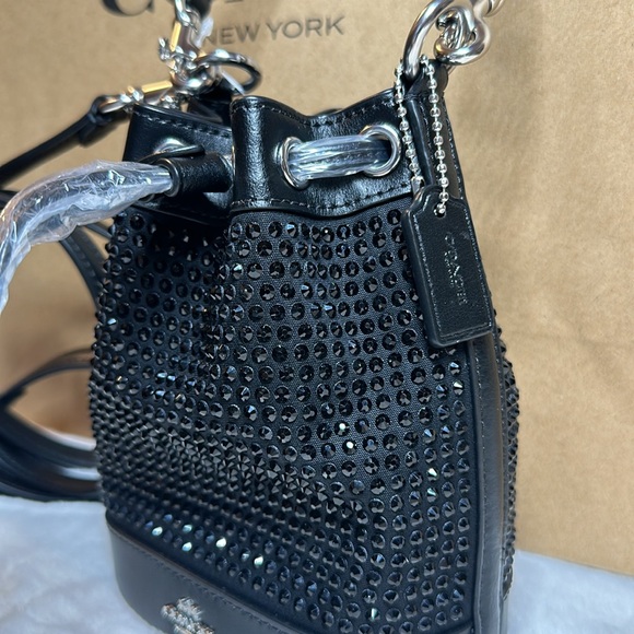 Coach mini bucket bag with crystals - Picture 7 of 8